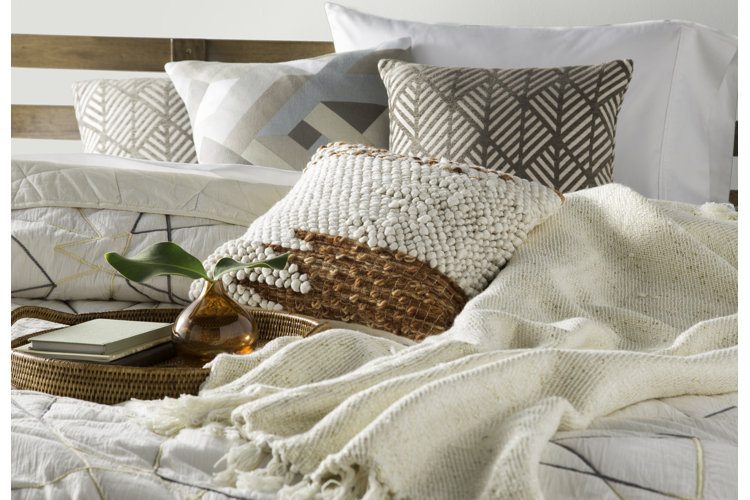 Modern rustic throw clearance pillows